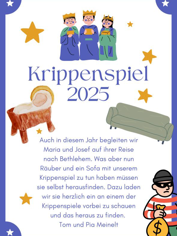 Krippenspiel 2025 der JG